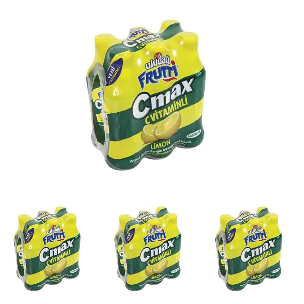 Uludağ Frutti C Max Limon Aromalı C Vitaminli 6X200Ml. (4 paketi)