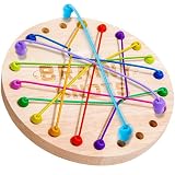Flero Brainy Knots Rope Untangling Tabletop Strategy Board Game, Logic Knot Puzzle Game, Twisted Games Colorful Twisted Rope Puzzle, Family Game