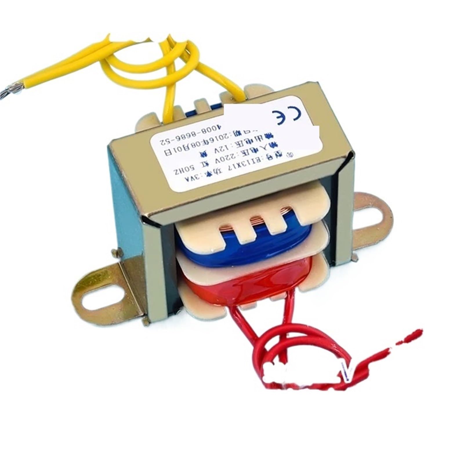 EI41 transformator mocy 3 W 220 V na 12 V 0,25 A izolowany transformator AC (220 V Dual 9 V)
