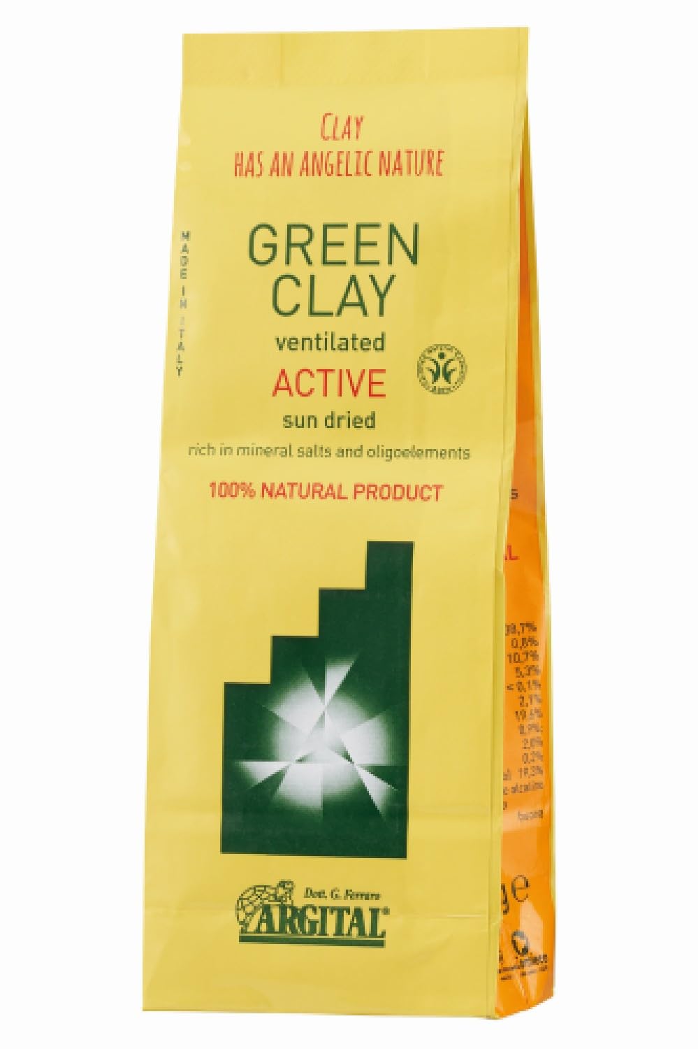 ARGITAL - 500GR GREEN CLAY ON A