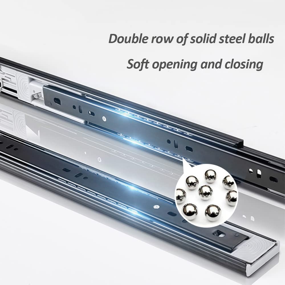 1 Paar Push-to-Open-Schubladenschienen