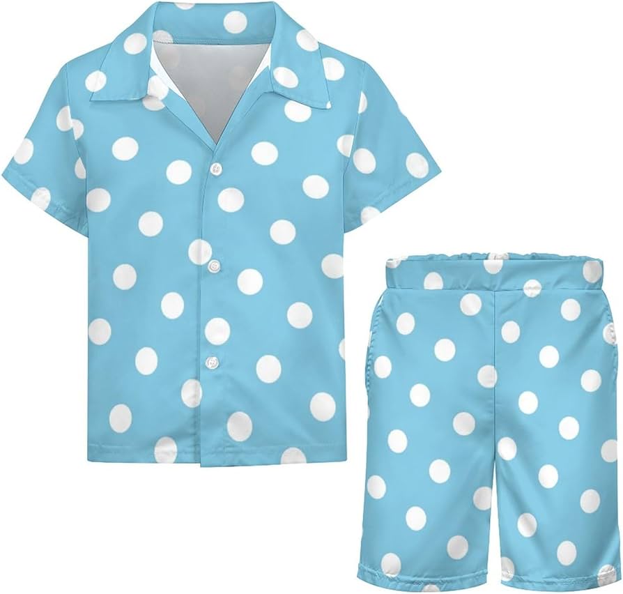 Amazon.co.jp: キッズ セットアップ シャツスーツ 水色 ブルー ドット Amazon.co.jp: キッズ セットアップ シャツスーツ 水色 ブルー ドット