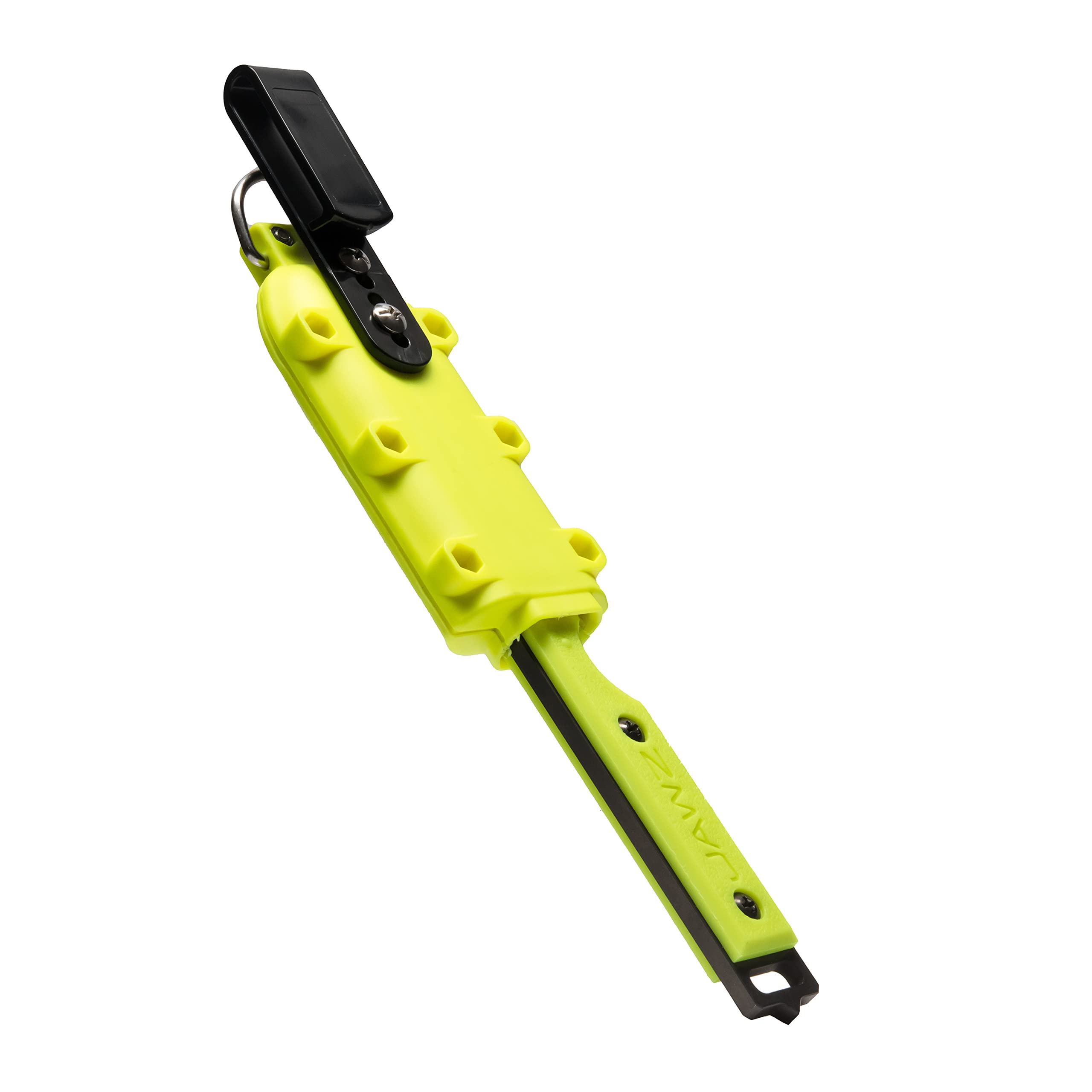 SCUBAPRO Jawz Ti, herramienta de rescate multiusos todo en uno, negro/amarillo