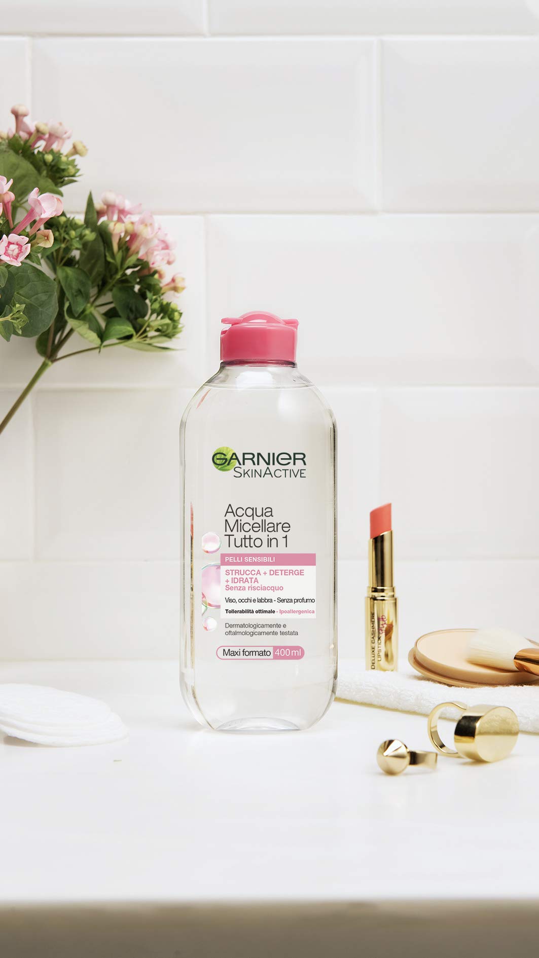 Garnier Kit Acqua Micellare Tutto In 1, Strucca, Deterge E Idrata Senza Risciaquo, 400 Ml, Confezione Da 3