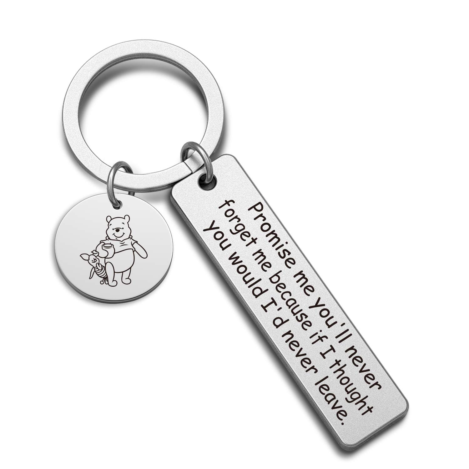 Keychain Winnie The Pooh Quote Necklace Winnie The Pooh Keychain - Main Image