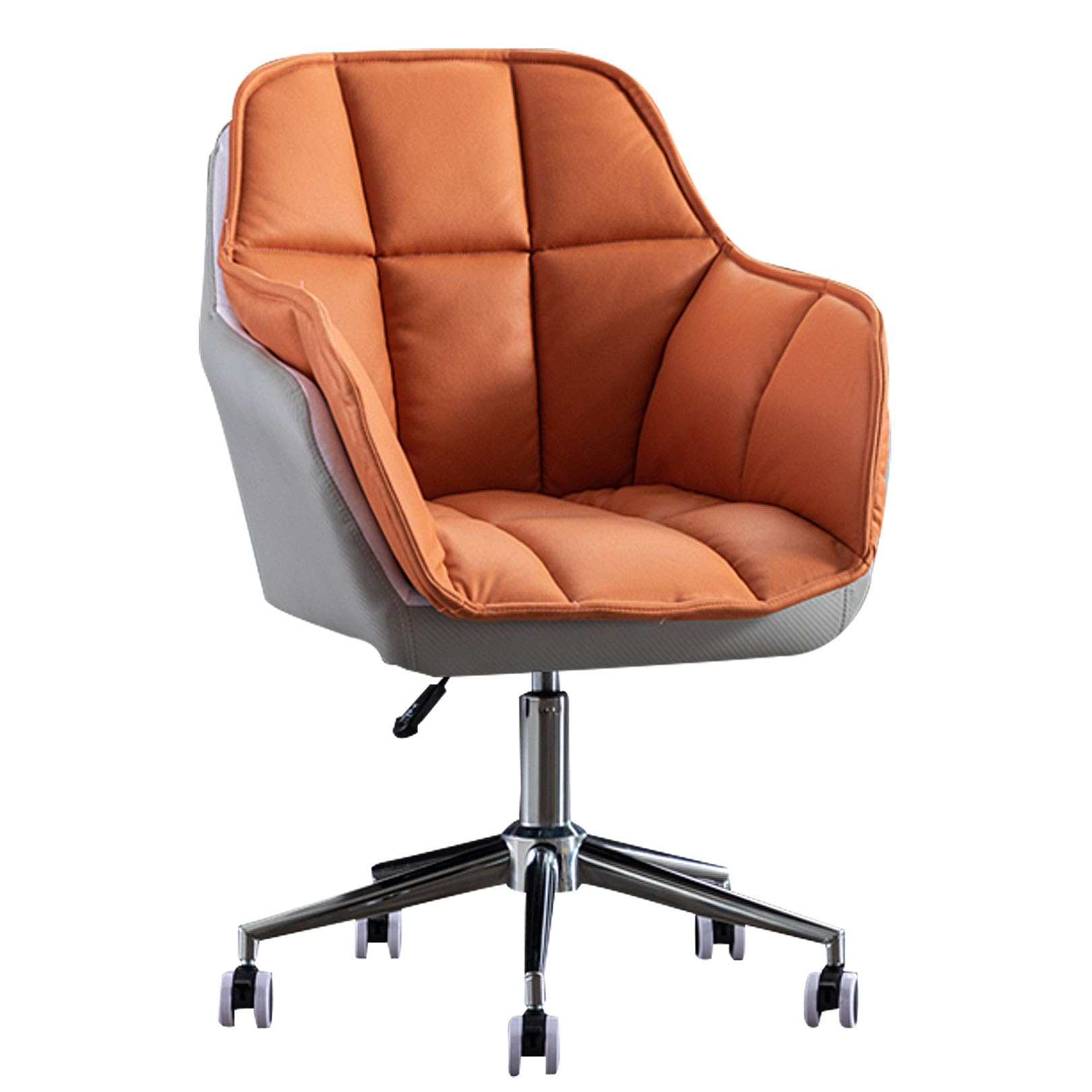 Chaise de bureau ergonomique dossier moyen fauteuil pivotant réglable hauteur