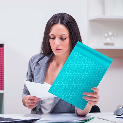 Miniatura 6 de Sobres de burbujas, sobres acolchados de burbujas de 8.5 x 11 pulgadas, paquete de 50 sobres de burbujas, opacos, autoadhesivos, impermeables, para