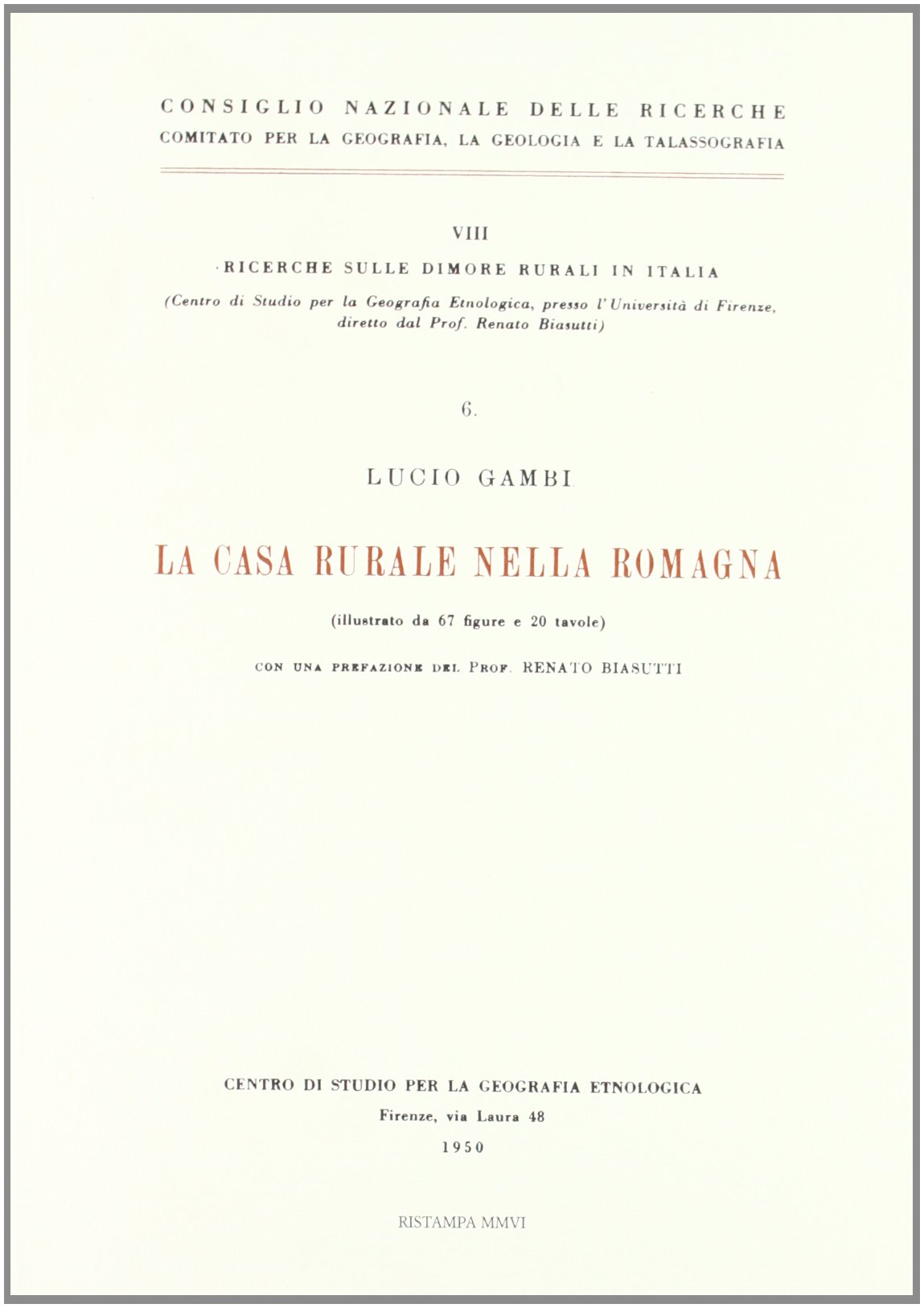 La casa rurale nella Romagna