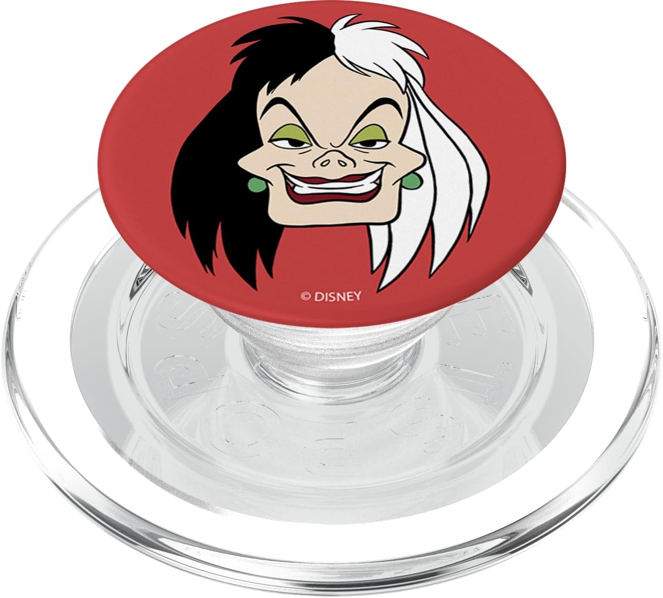 Disney 101 Dalmatians Cruella Big Face PopSockets MagSafe PopGrip for iPhone
