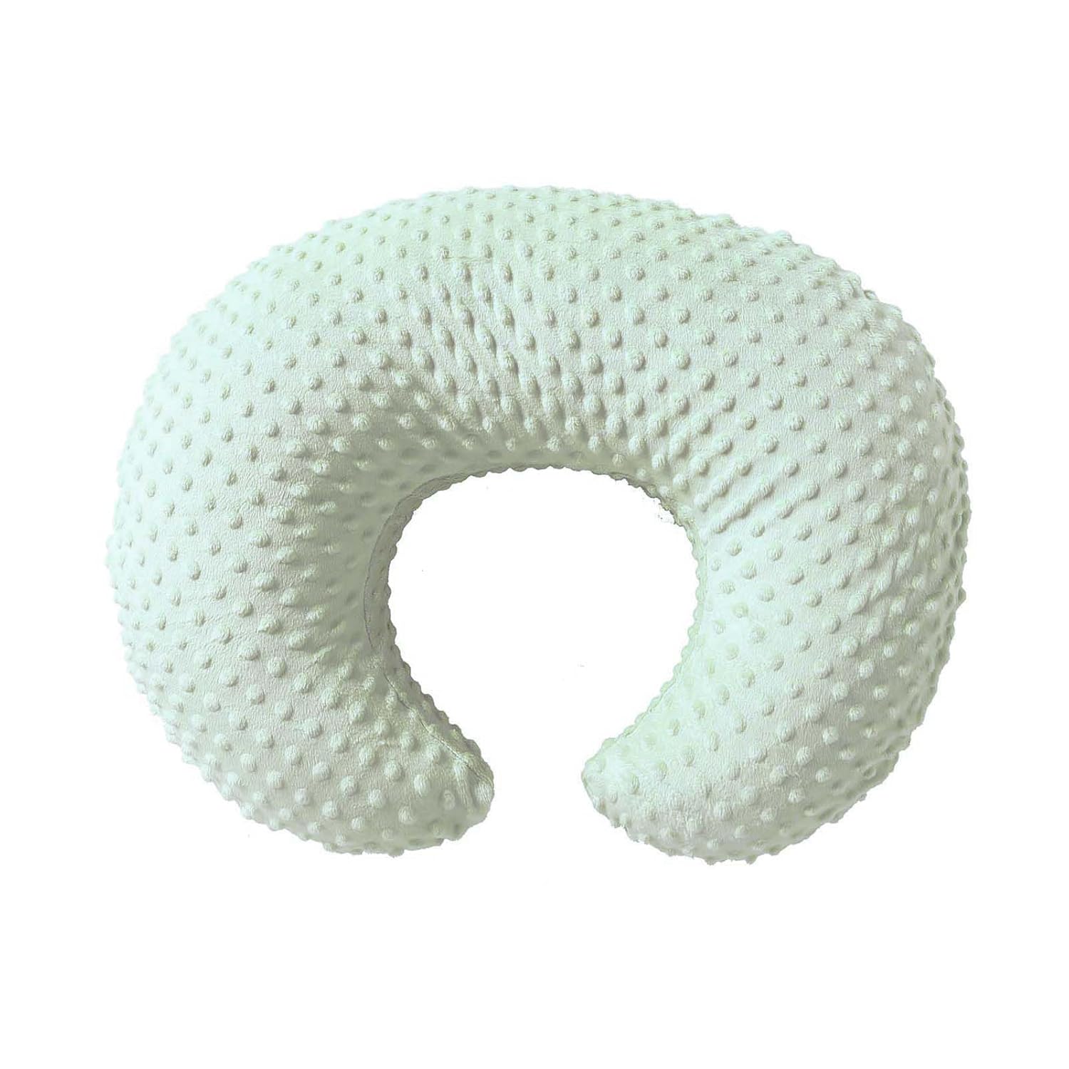 Nursing Pillow and Positioner, Breastfeeding, Bottle Feeding, Baby Sitting Support with Removable Ultra Soft Cover, Tummy Time Support for Baby Boys and Girls (Green) - Image 3