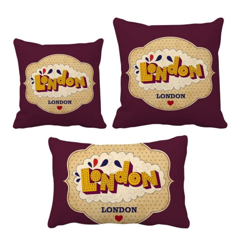 Parapluie UK London timbre coussin avec insert l'idée cadeau déco British