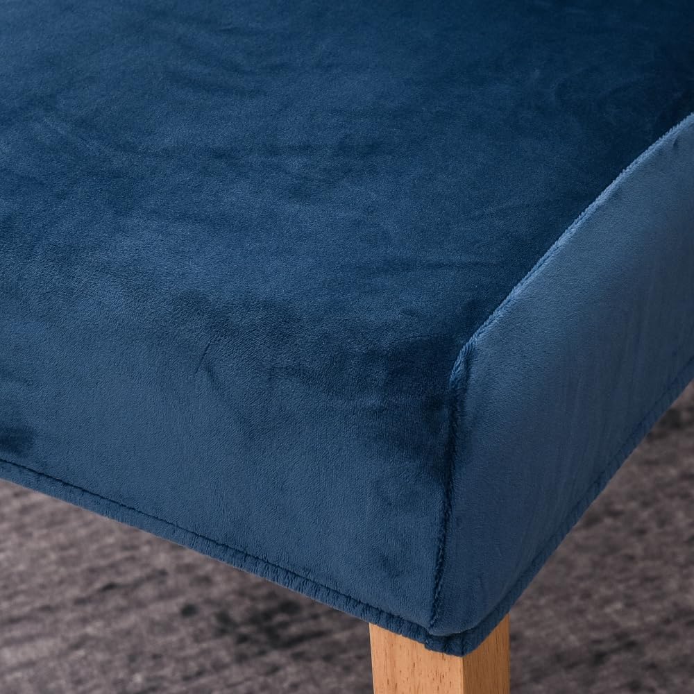 Chair Slipcovers Stretch Chair Cover for Dining Room Chair Covers Dining Room Chair Tibetan Blue 2pcs