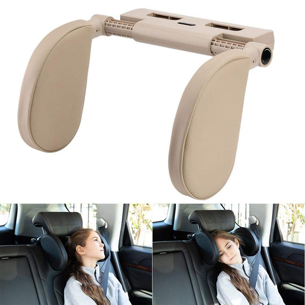 spier Almohada para reposacabezas de Asiento de Coche Cojín para Dormir de Viaje Ajustable en Forma de U Almohada para Asiento de Coche Soporte Lateral para el Cuello del Asiento de Coche