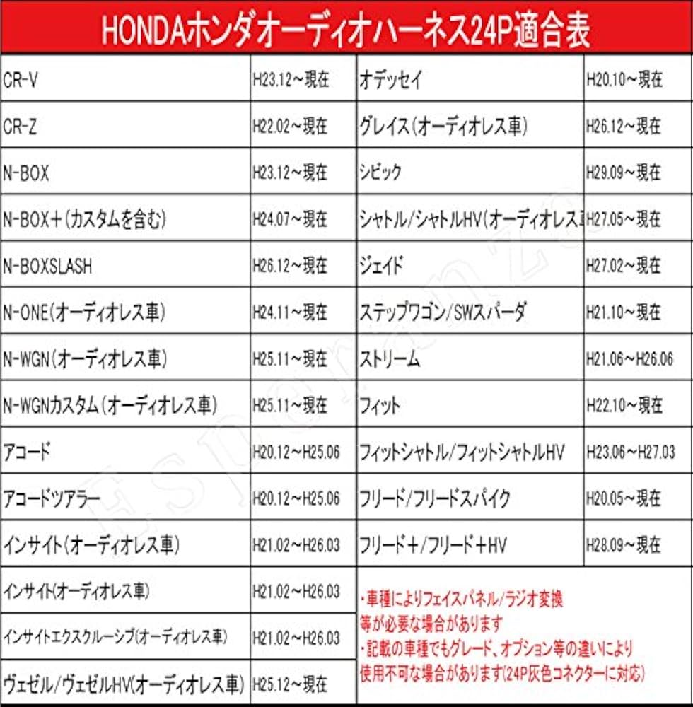 Amazon.co.jp: 【Esperanza】 ホンダ オーディオハーネス24P