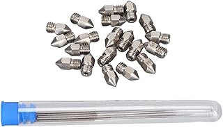 Kit de limpeza de bocal de impressora 3D, reduz a resistência do canto Bicos de impressora 3D ferramenta de limpeza de agulha MK8 aço inoxidável para extrusora de impressora 3D