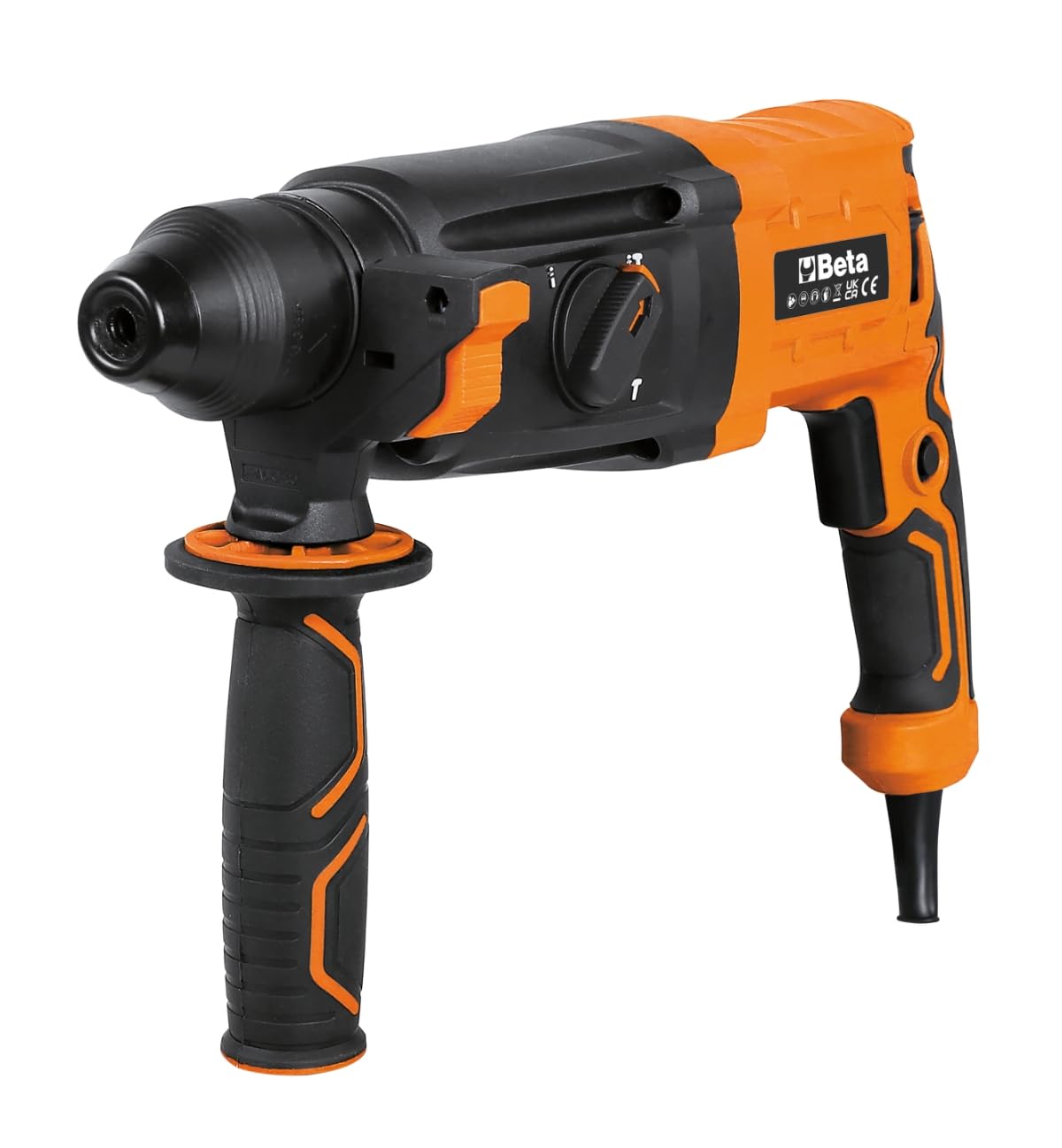 BETA 1967/800W – Martello Tassellatore SDS-PLUS 800W con 3 Funzioni, Scalpello Vario-Lock, con Accessori, Foratura su Calcestruzzo, Legno e Metallo