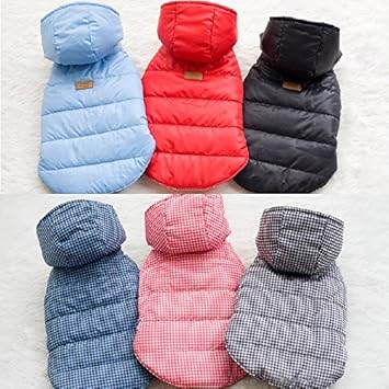 Amazon Cheepet Reversible Best リバーシブル ダウンベスト風 ベスト 犬服 ペット服 3color Blue Xl Popolare コート ジャケット 通販