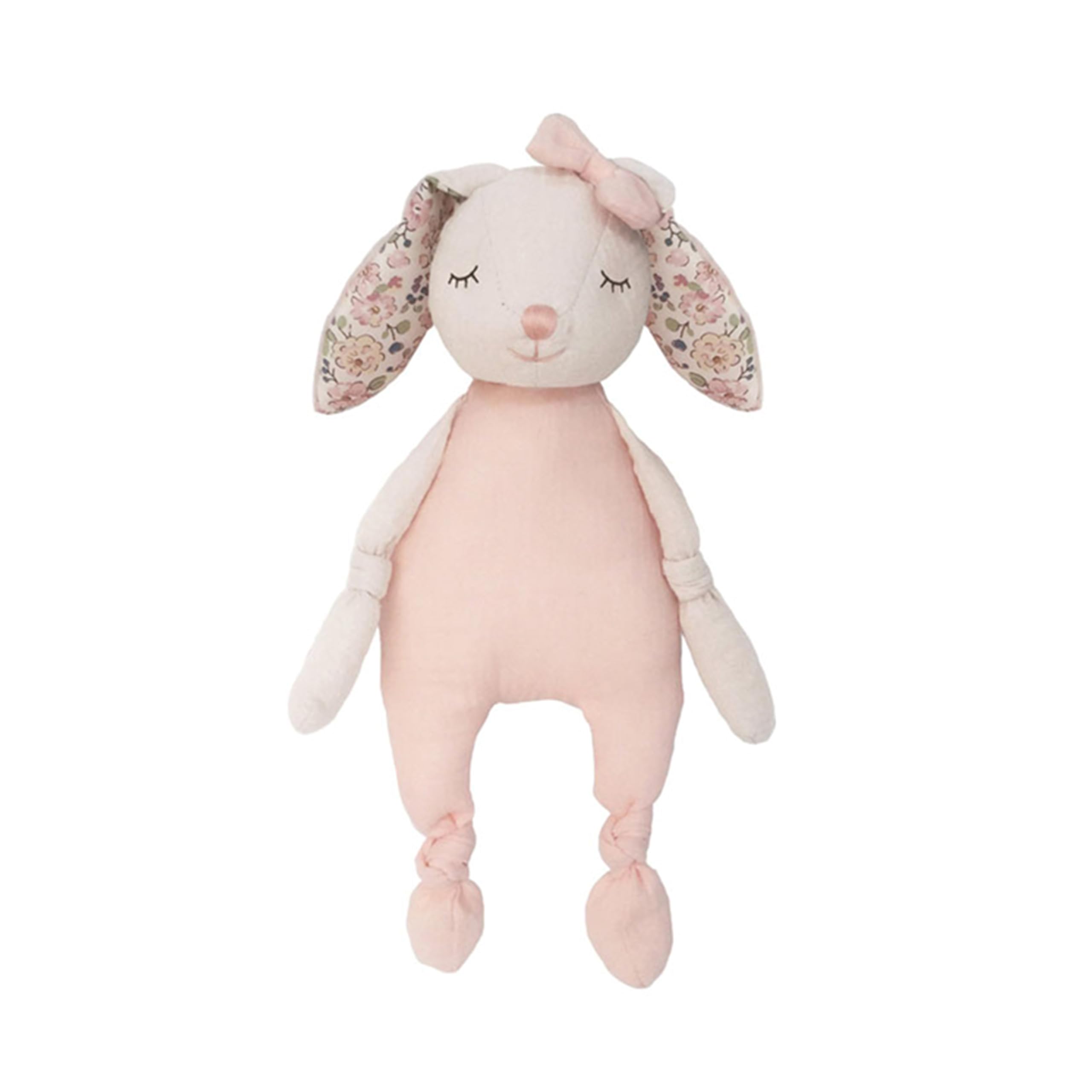 MON AMI Soft Plush Petit Bunny Knotted Doll | 12” Cotton Muslin Stuffed Animal for Babies & Toddlers | Lightweight & Huggable Cuddly Bunny Toy | Perfect for Snuggles, Nursery Decor & Gifts