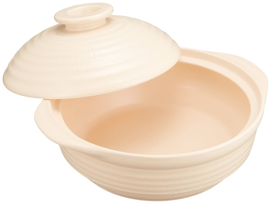 ✤未使用✤【IH対応土鍋】ミヤオ　サーマテック土鍋　9号　３〜４人用　直火両用 土鍋 9号 IH 直火兼用 サーマテック ライトグレー 3〜4人用