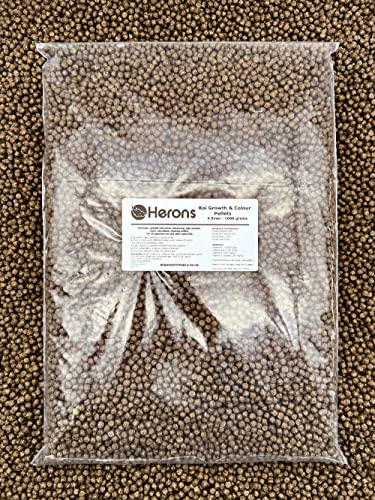 HERONS Koi Growth & Colour Pellets 4.5mm 1KG