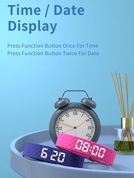 LED Fitness Tracker Watch No App No Call Fitness Watch Pedometer Watch Pedometer Watch Calorie Sleep Tracker Alarm Clock Blue