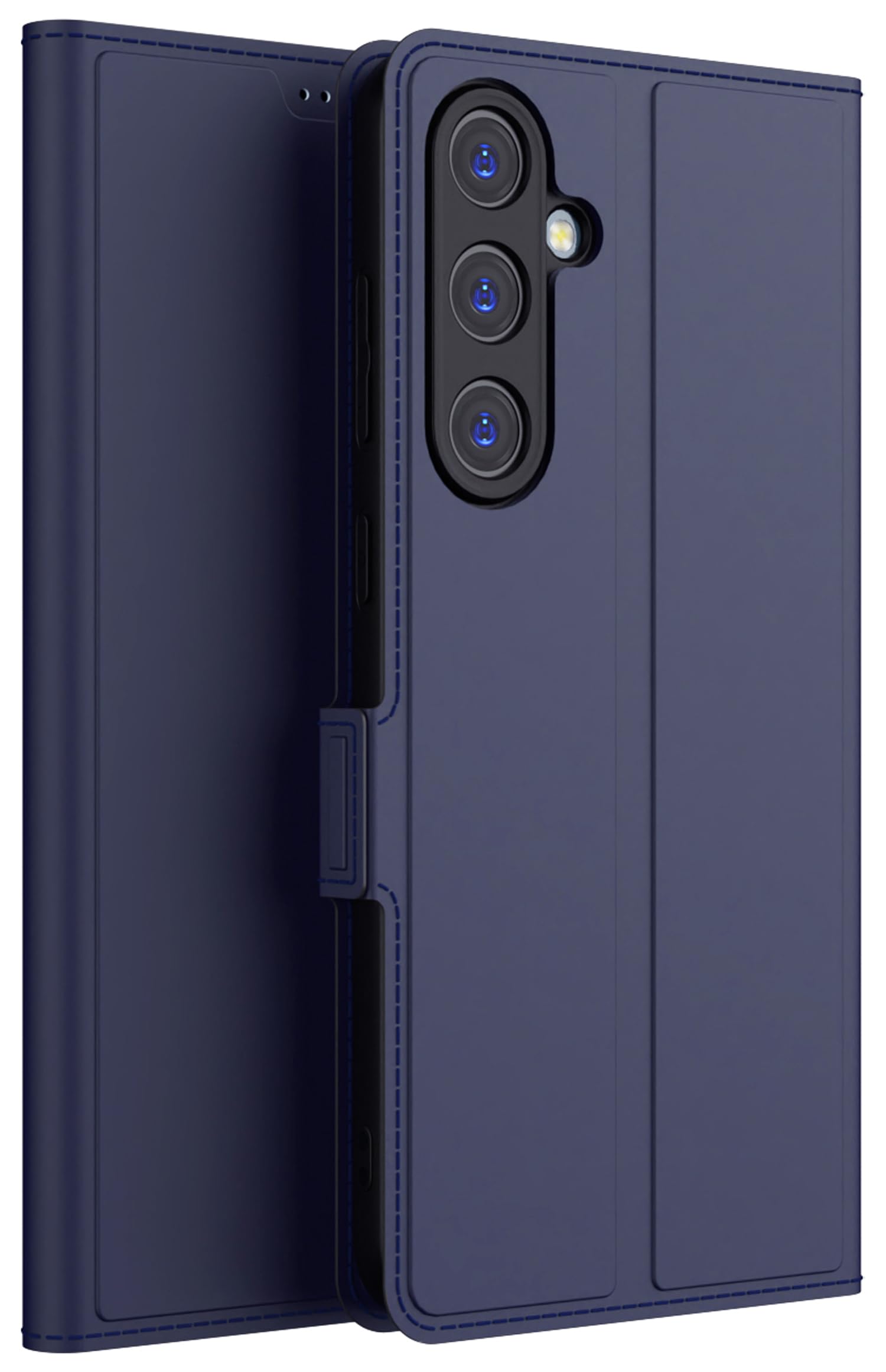 Kapa Noble Slim Magnetic Leather Flip Case Cover for Samsung Galaxy S24 FE | Card Holder Stand Flip Wallet Case (Blue) (B0DFPV64CC) Amazon Price History, Amazon Price Tracker