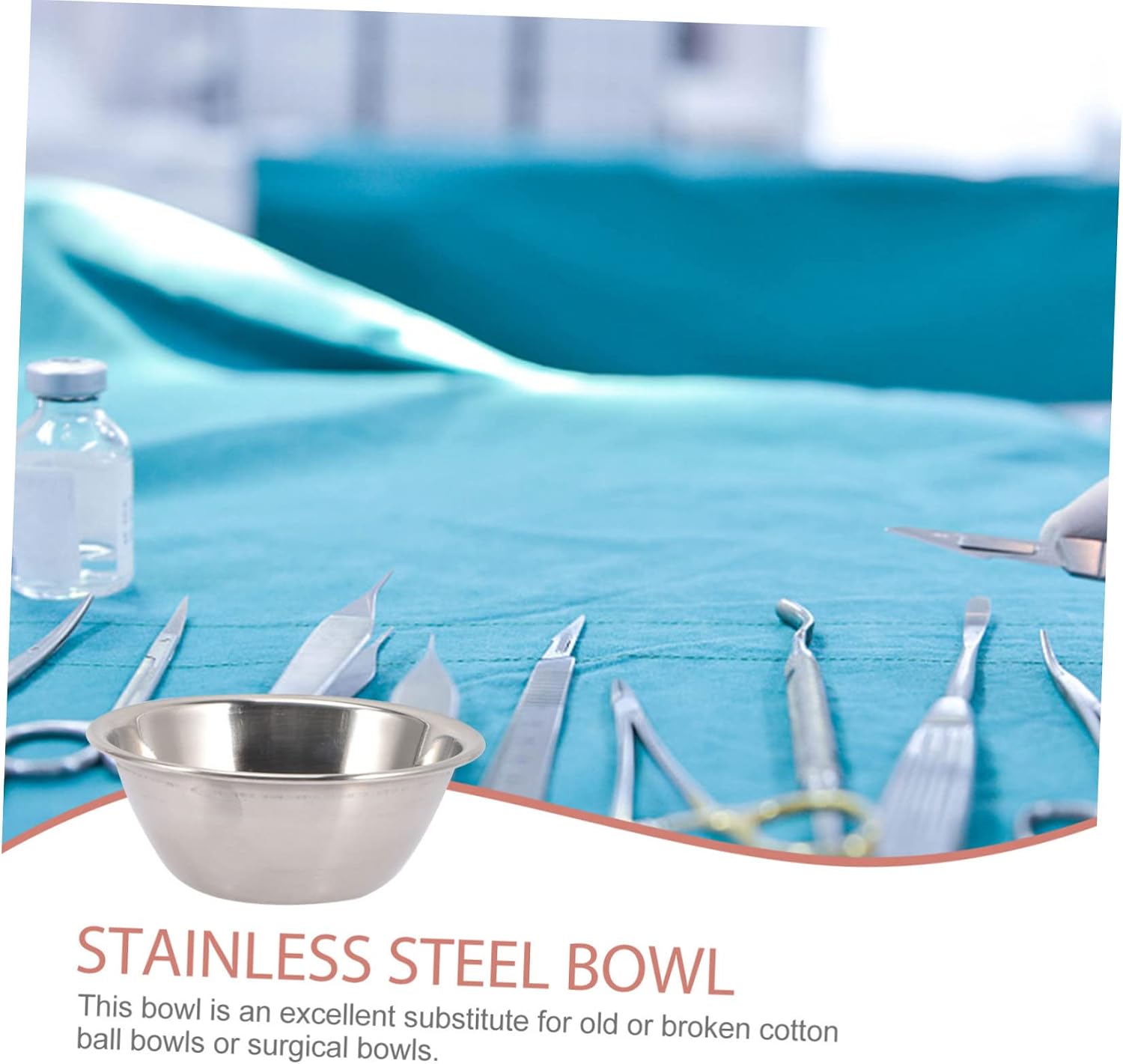 4pcs Stainless Steel Liquid Storage Bowl Practical Multi-function Tool for Hospitals Laboratories and Centers