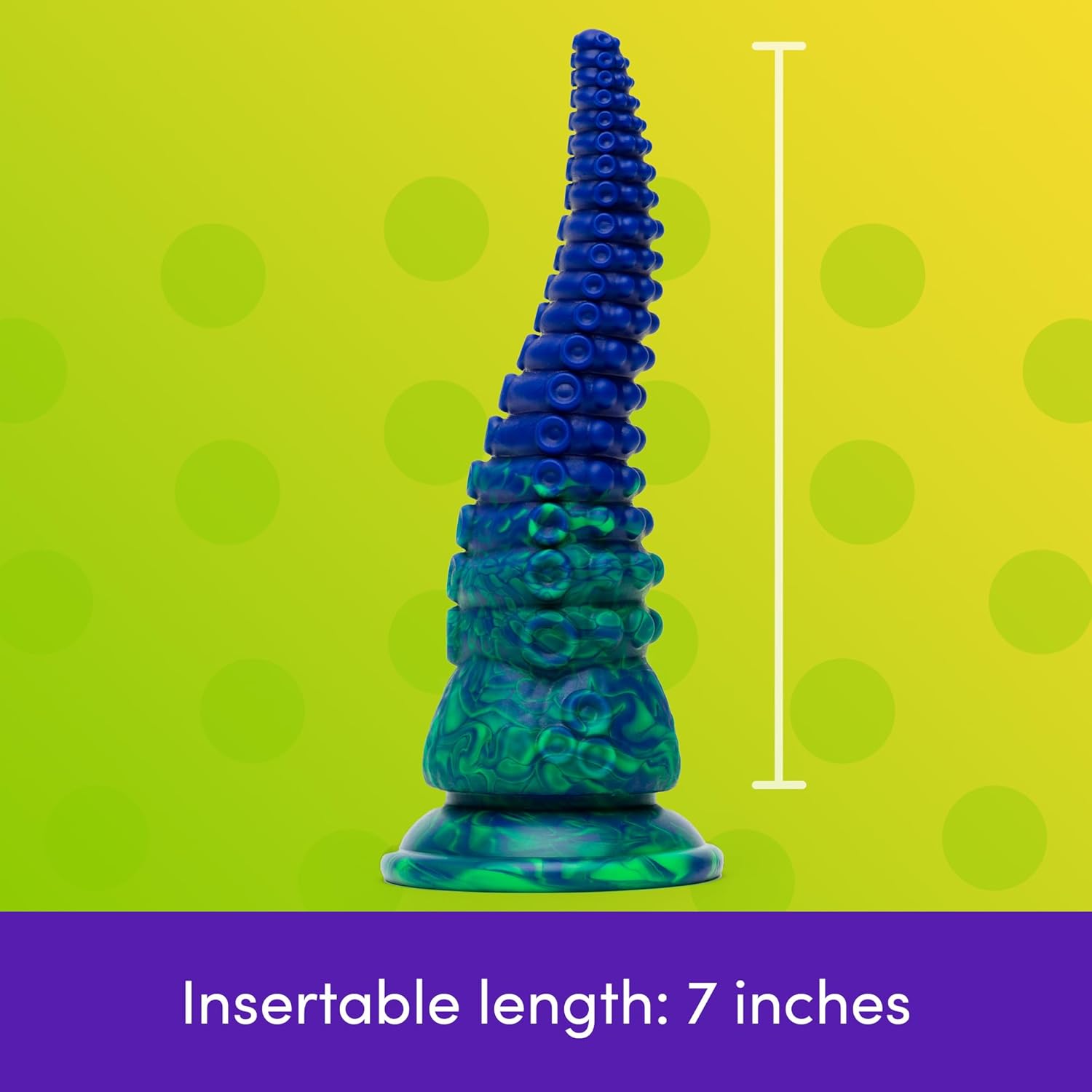 Lovehoney Tantric Tentacle Dildo | Large Thick Silicone Monster Dildo with Suction Cup | Fantasy 7 Inch Big Anal Toy for Men, Women & Couples | Realistic Prostate Massager Adult Sex Toy