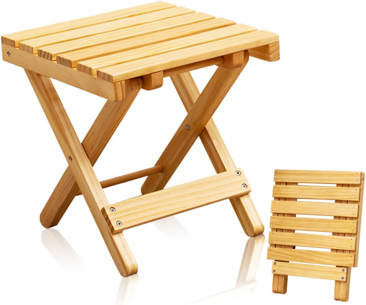 MERRYHAPY Wooden Folding Side Table Lightweight Portable Outdoor Picnic Table for Beach Camping and Indoor Use Compact Wine for Wine Lovers and Gatherings