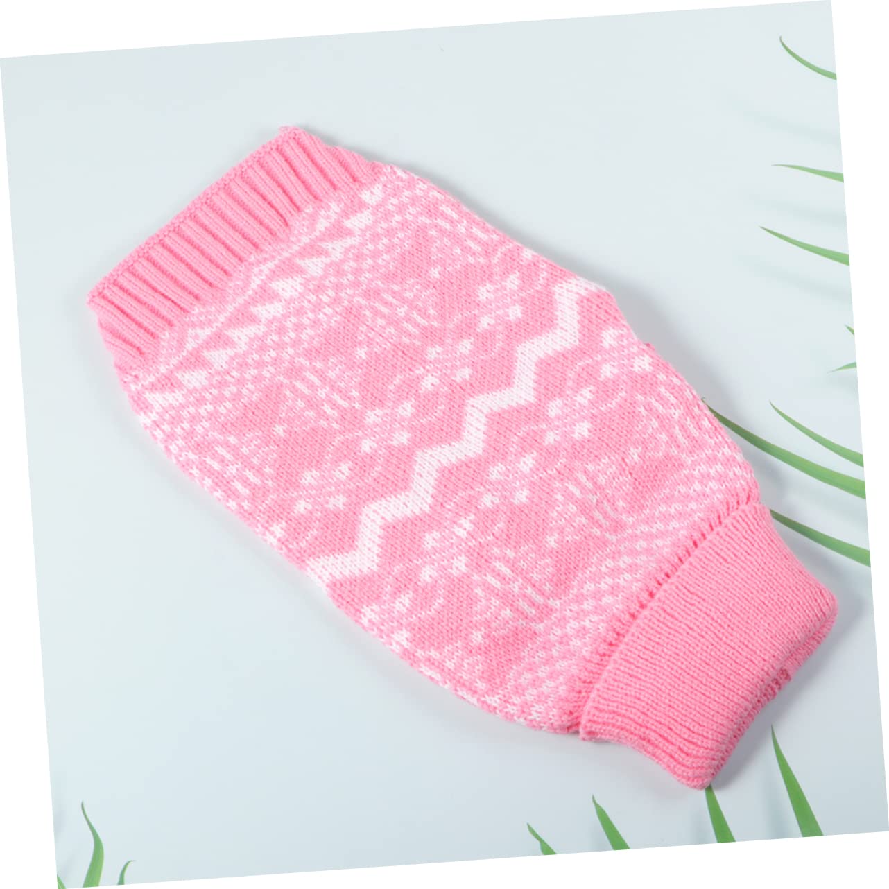 Kisangel 3stücke Winter Pullover Für Hunde Hochwertiger Gestrickter Weihnachts-Sweater Mit Hohem Kragen Für Feste Und Gemütliche Wintertage XXL