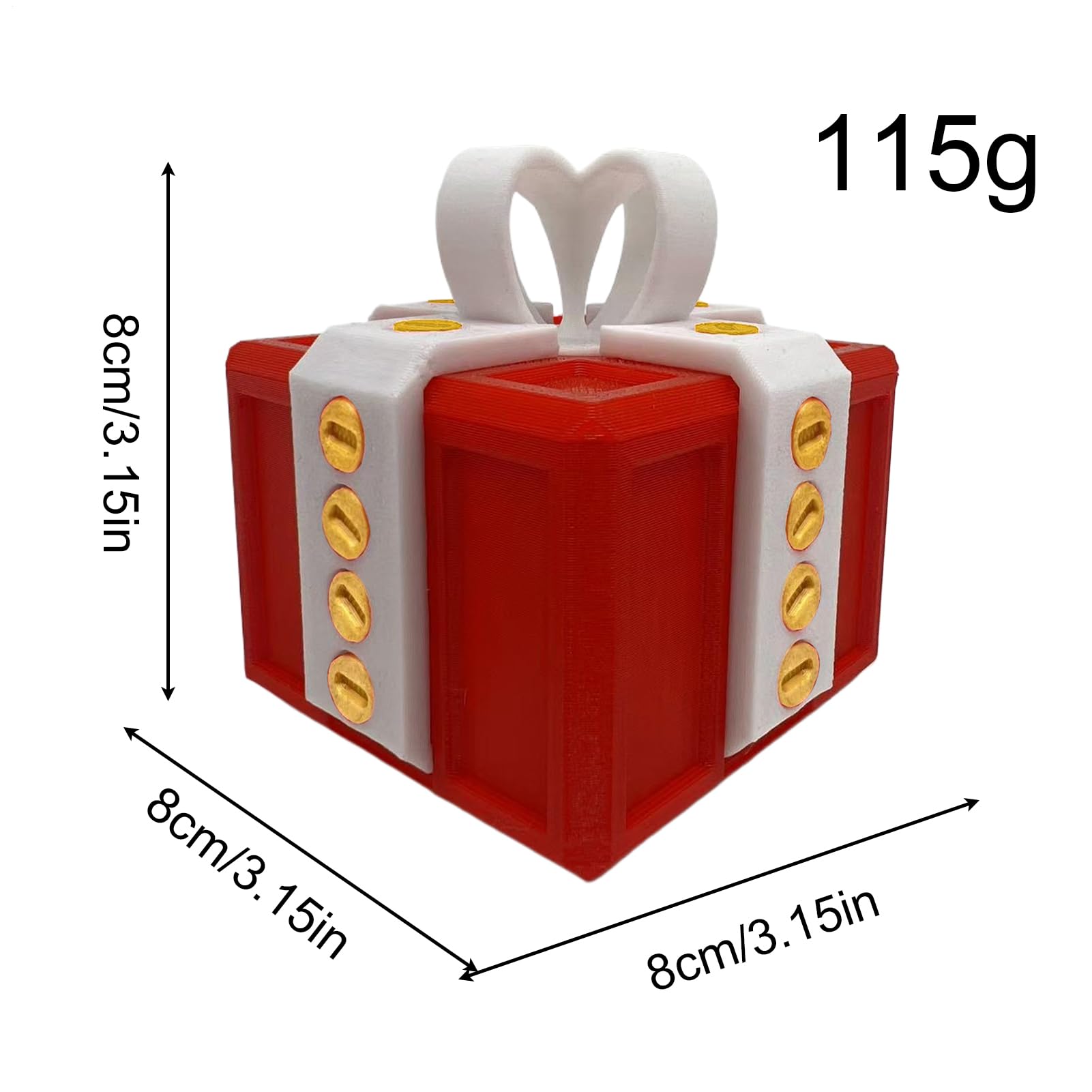 Caja De Broma Con Múltiples Cerraduras – Impresa En 3D – Difícil De Abrir – Regalo Divertido Para Oficina Y Fiestas