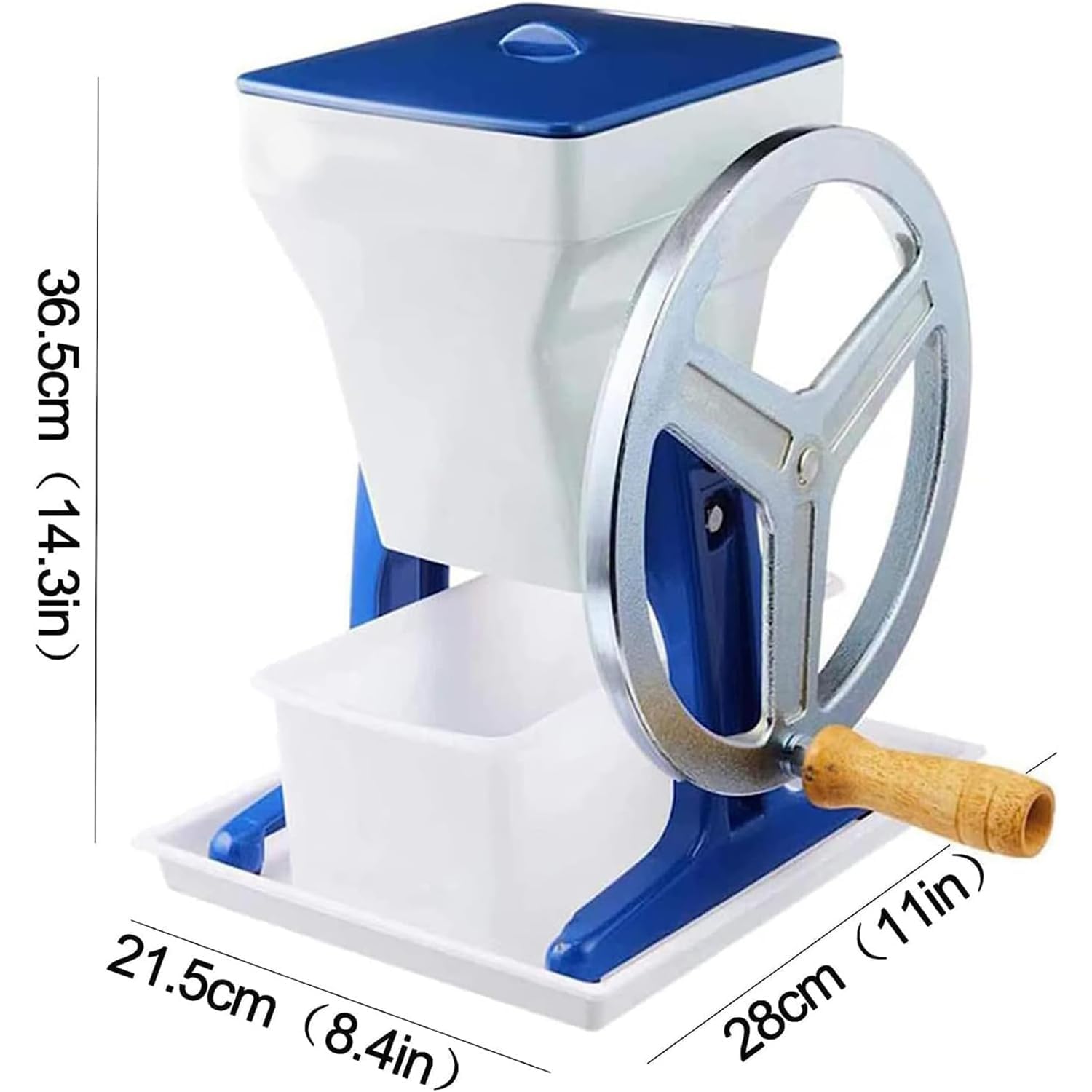 Máquinas Manuales De Hielo Raspado, Trituradora De Hielo Manual Comercial, con Hoja De Acero Inoxidable, para Hacer Cócteles, Batidos Y Batidos con Hielo Triturado