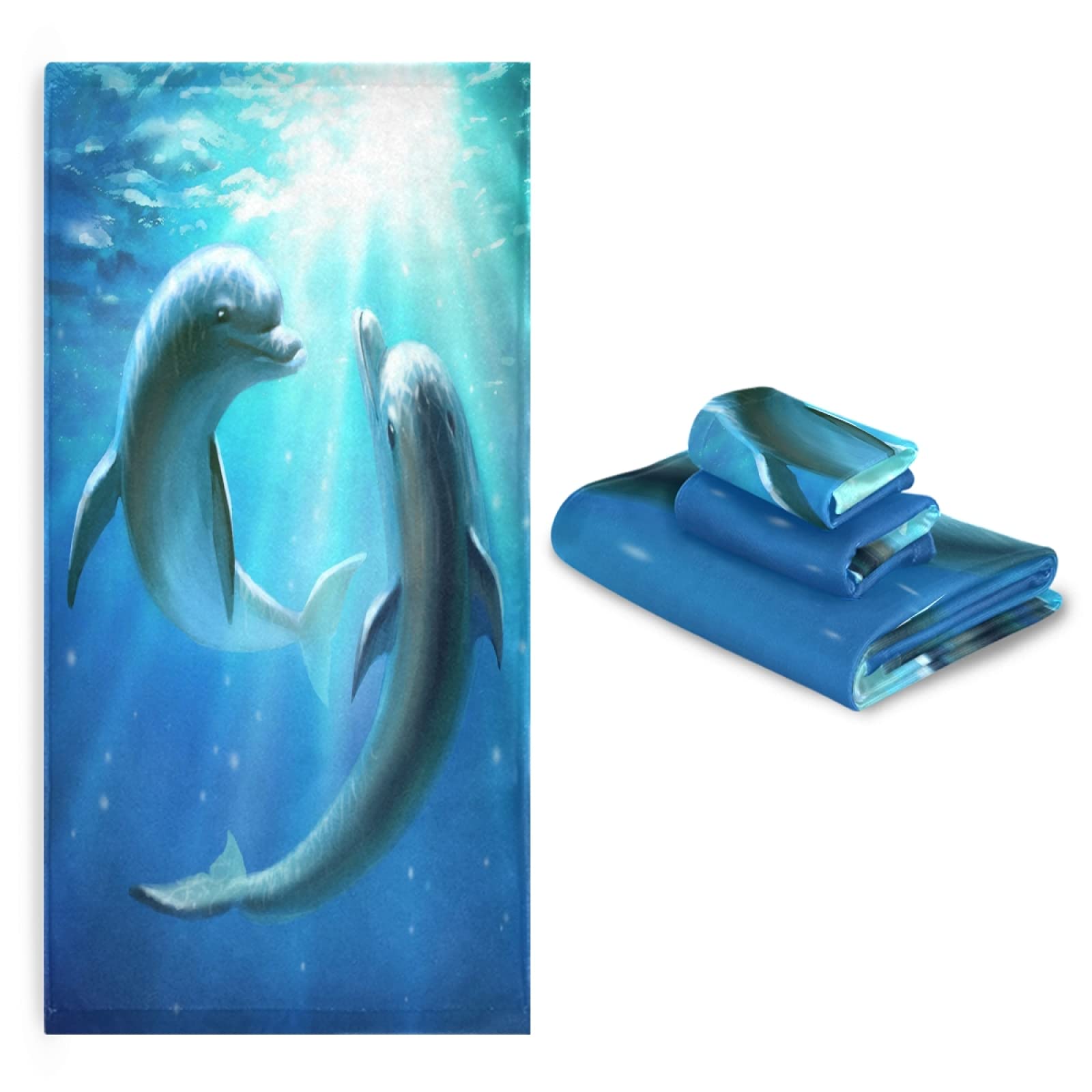 Mnsruu Juego de toallas de baño de 3 piezas, Pack Toallas para baño, spa, hotel, 1 toalla de baño, 1 toalla de baño, 1 toalla de mano y 1 paño