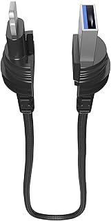 Lifeproof LifeactÃ­V USB A-Lightning Lanyard Cable - Retail Packaging - Black