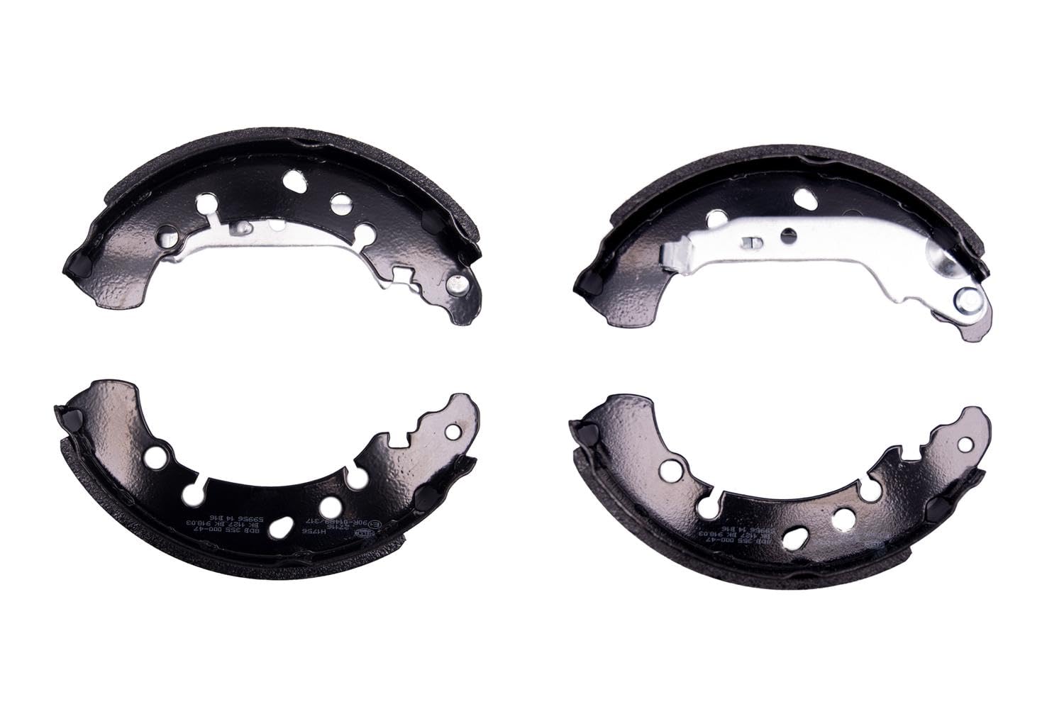 HELLA 8DB 355 000-471 Brake Shoe Set - H1756 - Brake System: Lockheed - for e.g. DAIHATSU / TOYOTA