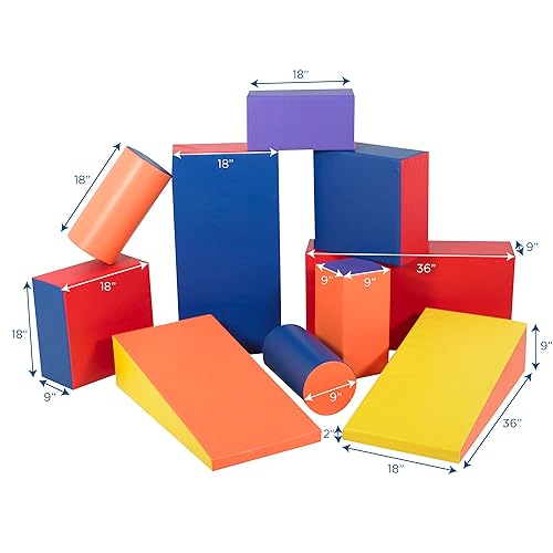 Miniatura 2 de Children's Factory Juego de formas suaves, primario, CF362-545, bloques de espuma grandes, sala de juegos para niños pequeños, actividad de