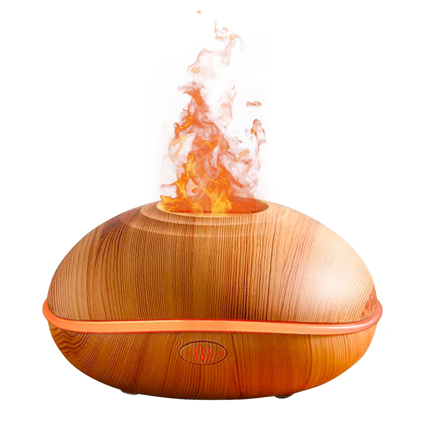 LAUHUW Essential Oil Diffuser,200ML/10 Hours Electric Ultrasonic Air Humidifier, 7 LED Lights,Auto Shut-Off Function for Home Office Sleep