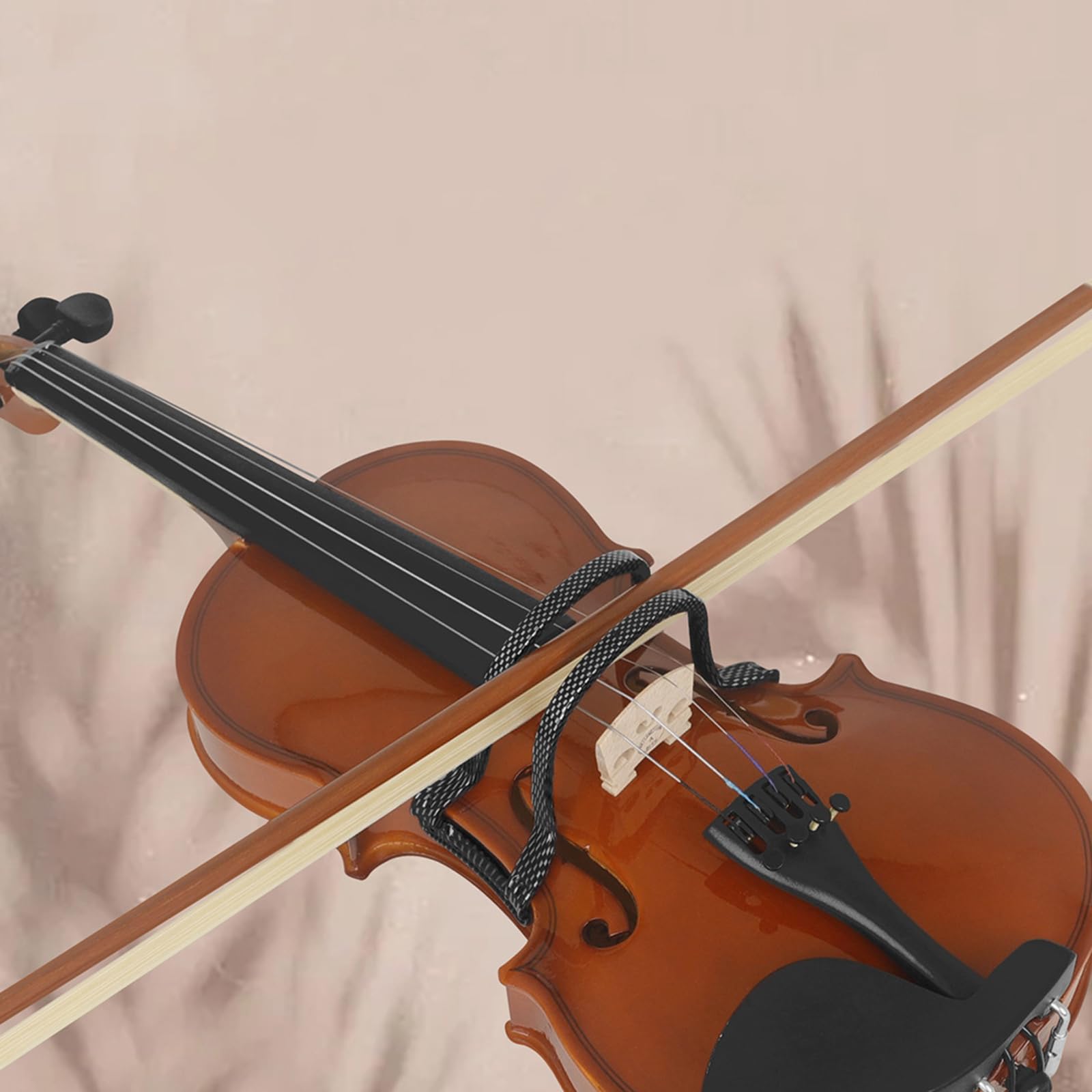 Arco per Violino Raddrizza Strumento Guida collimatore per Esercizi di Allenamento per Principianti Strumenti Guida correttore collimatore Nero per Violino Resina Nera
