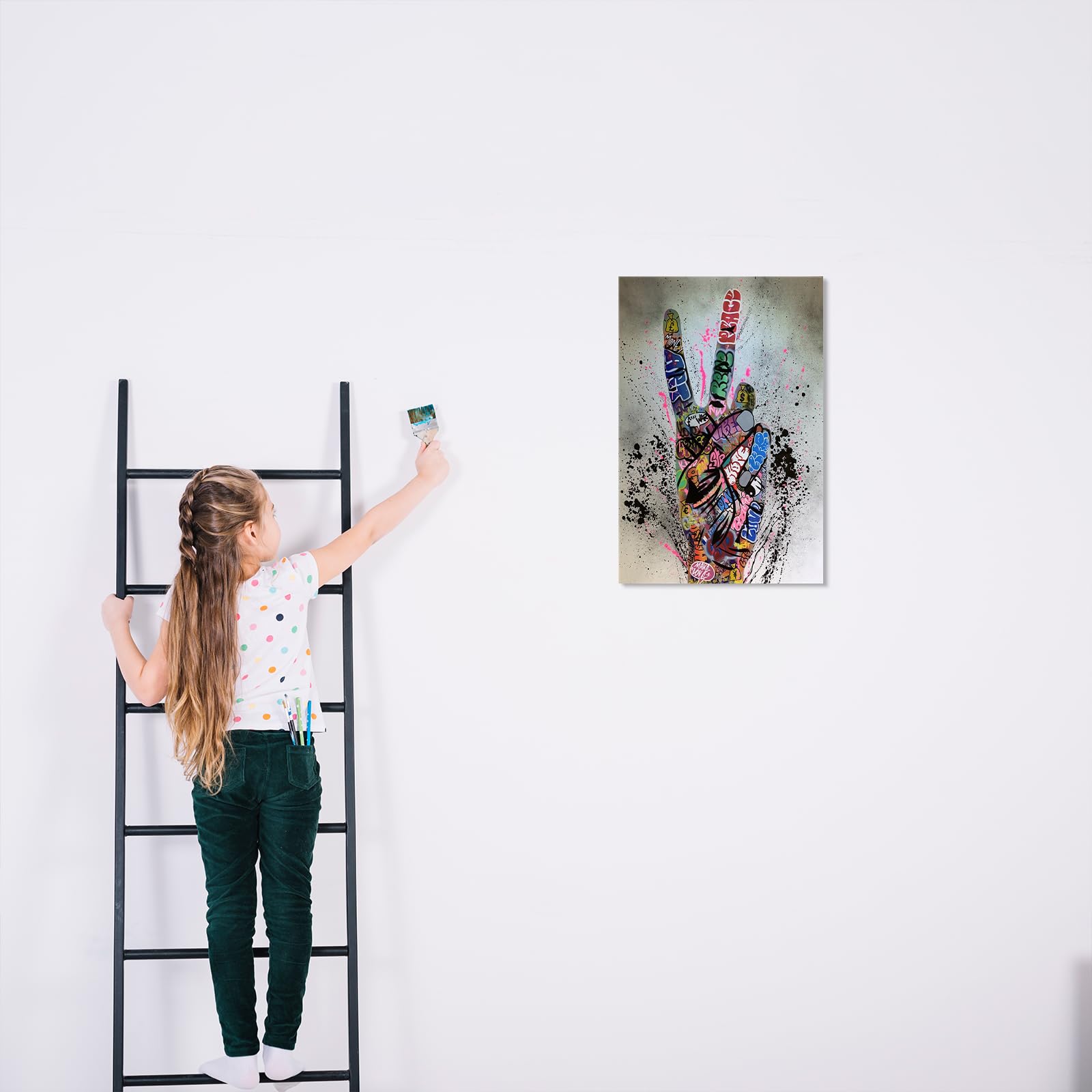 Amazon｜グラフィティ ウォールアート ポップアート カラフル ウォール