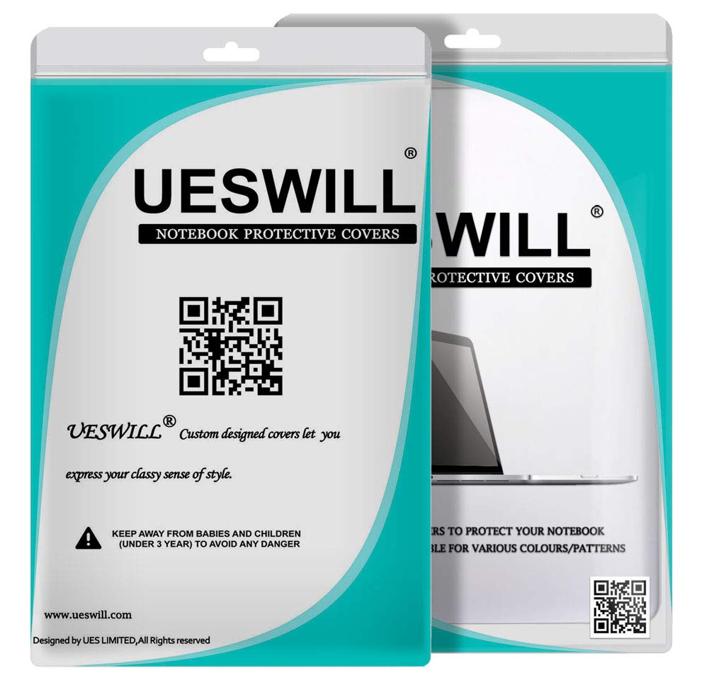 UESWILL UES01F11A1-04n - Cover rigida liscia opaca compatibile con MacBook Air 11" modello A1370/A1465 con panno in microfibra trasparente