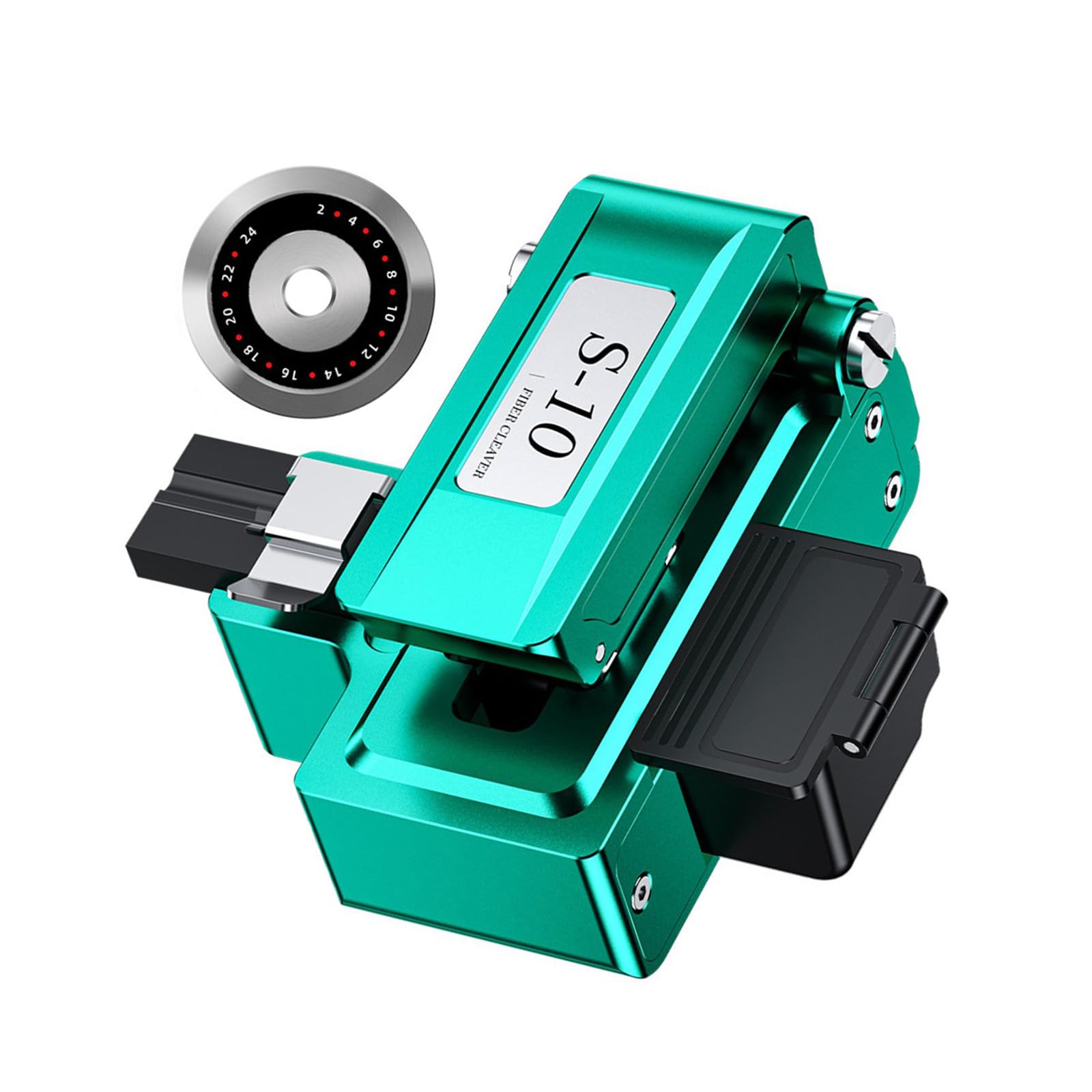 Cazstyk Green Telecom Fiber Cleaver With 0.5 Degree, Design Offering 50000 Cut Life For Use High Accuracy Fiber Cleaver