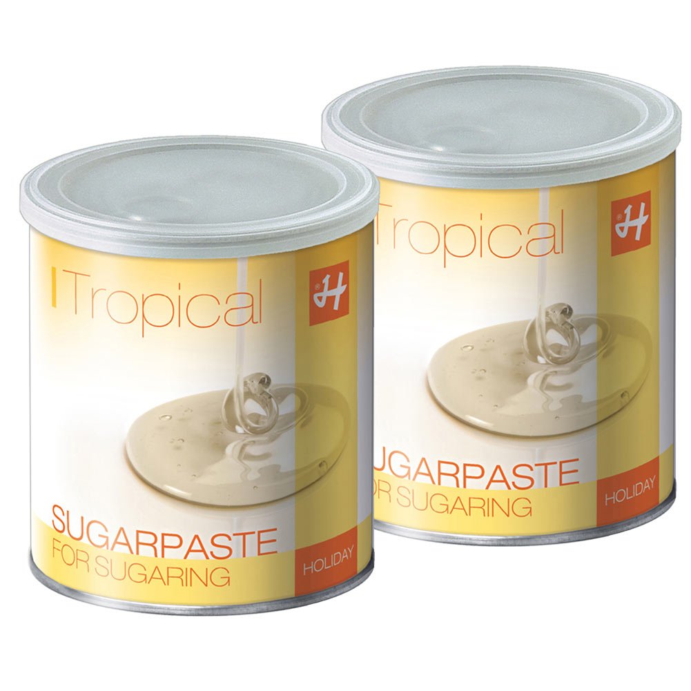 Zuckerpasten TROPICAL STRONG STRONG 2 x 1 kg Sugaring die effektive langfristige Haarentfernung ohne Vliesstreifen mit der Flicking Technik