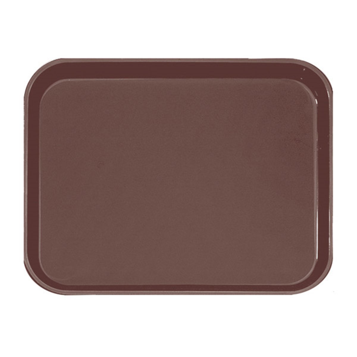 García de Pou 132.22 Bandeja Antideslizante Rectangular, 51 x 38 cm, Set de 12, Marrón