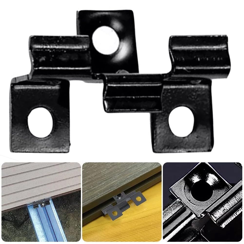 Clips terrasse composite pour un jardin design et épuré