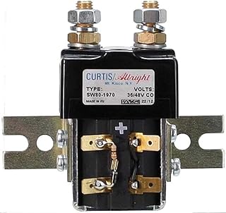 36/48 Volt Golf Cart Solenoid with Bracket/Resistor/Diode - SW80