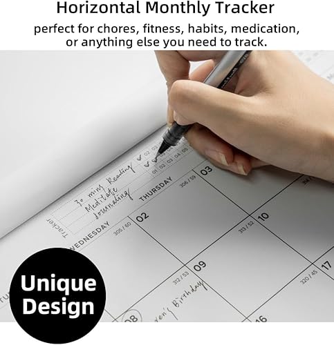 Miniatura 4 de Calendario mensual 2024  Calendario de pared  escritorio, 12 meses, enero de 2024 a diciembre de 2024, 12 x 17 pulgadas, bloques grandes con fechas