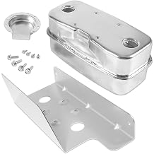 751-0616B 951-0616B Twin Inlet Exhaust Muffler and 703-05441A Mounting Bracket For Craftsman Troy Bilt Murray RZT-22, RZT-50, RZT-50VT, RZT-54