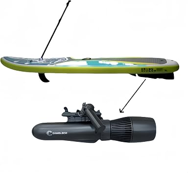 500W Electric Underwater Scooter, 40M Free Diving Snorkeling Sea Scooter, Brushless Motor 60mins Removable Battery Water Scooter for Pool