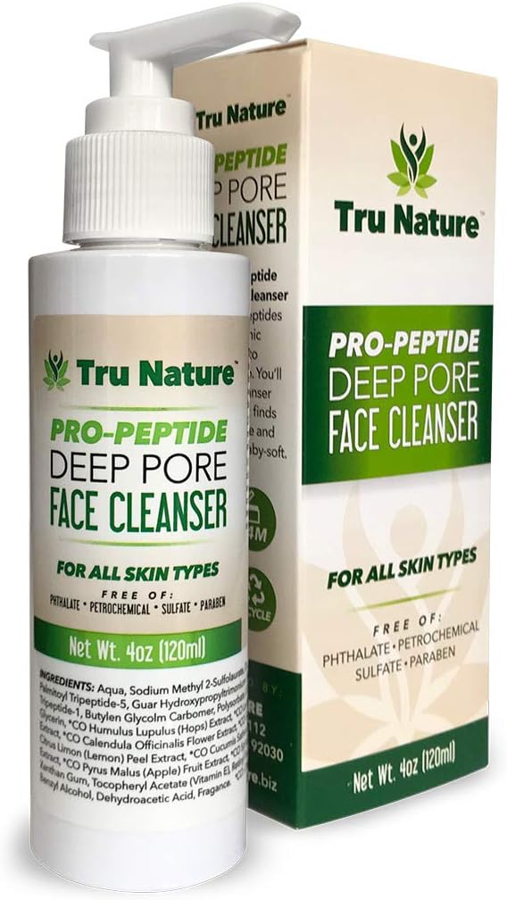 Tru NaturePro-Peptide Deep Pore Face Cleanser