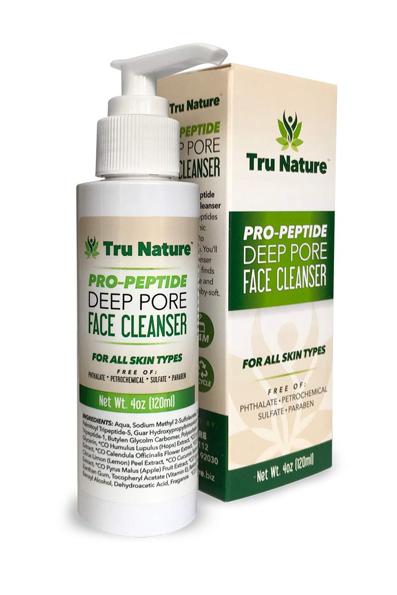 Tru NaturePro-Peptide Deep Pore Face Cleanser